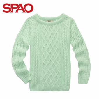 SPAO Spring Cable Sweater SPKW521G02-84 (Mint)  