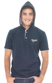 Spiccato SP 110.01 Polo Shirt Kasual Bahan Lacoste (Navy)  
