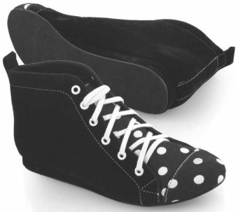 Spiccato SP 533.04 Sepatu Kasual Boots Wanita - Bahan Sintetis - Cantik Dan Modis - Hitam Kombinasi  