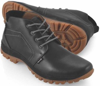 Spiccato SP 538.07 Sepatu Kasual Boots Pria - Bahan Sintetis - Bagus Dan Gaya - Hitam  