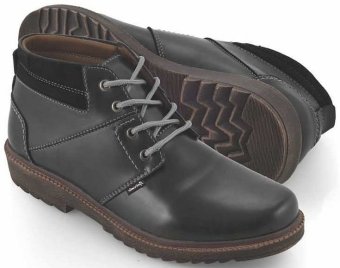 Spiccato SP 538.08 Sepatu Kasual Boots Pria - Bahan Sintetis - Bagus Dan Gaya - Hitam  
