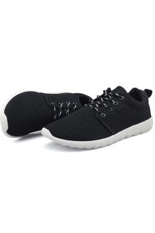 SRZ New Style Women's Fashion Casual Shoes Athletic Sneakes (Black)  