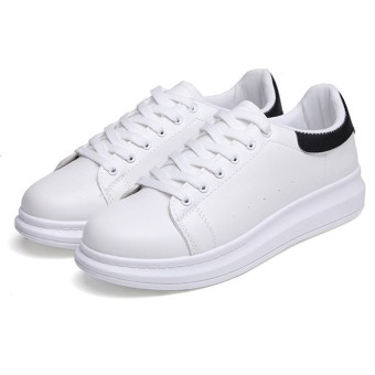 SRZ New Syle Men's Fashion Breathable Casual Shoes&Shell Head Shoes(White)  
