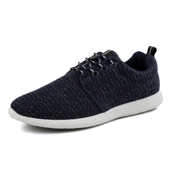 SRZ New Syle Men's Fashion Breathable Coconut Shoes&Casual Sneakers(Blue)  