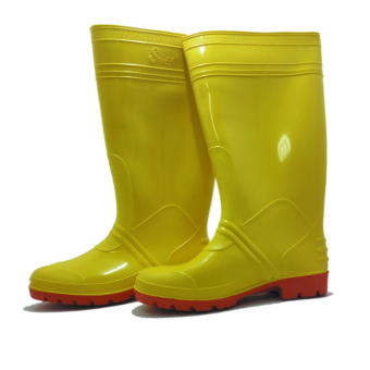 Steffi Sepatu Boots Karet Kuning - Tinggi 41 cm  