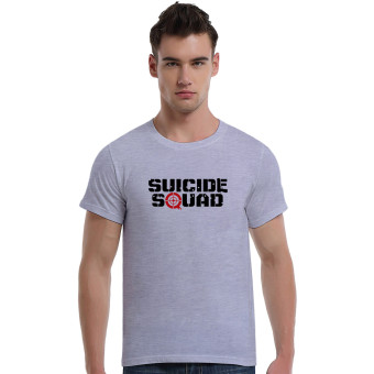 Suicide Squad Aim At Cotton Soft Men Short T-Shirt (Grey)   