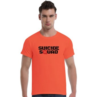 Suicide Squad Aim At Cotton Soft Men Short T-Shirt (Orange)   