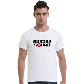 Suicide Squad Aim At Cotton Soft Men Short T-Shirt (White)   