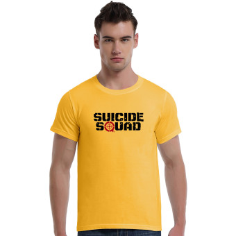 Suicide Squad Aim At Cotton Soft Men Short T-Shirt (Yellow) - Intl  