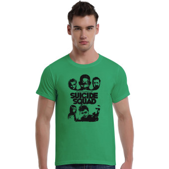 Suicide Squad Cotton Soft Men Short T-Shirt (Olive)   