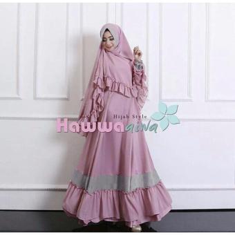 Suki Dress Hijab Aesha Syari'I - Pink Dusty  