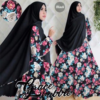 Suki Dress Hijab Grace Syari'I - Black  