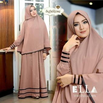 Suki Dress Hijab Syfarose - Brown  