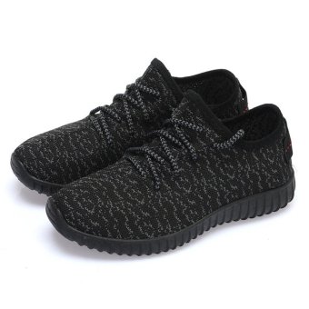Summer New Old Beijing Women Shoes Colorful Fashion Sports Shoes Korean Tide Shoes (Black) - intl  