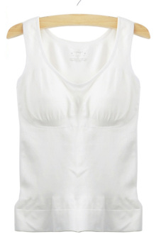 Sunwonder Women's Body Shaper Bra ShapeWear Tank Top Slimming Camisole (White) - Intl - intl  