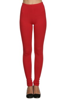 SuperCart Meaneor Vogue Women's Thick Warm Seamless Full Length Slim Stretch Leggings Skinny Pants (Red) (Intl)  