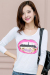 SuperCart Women's Long Sleeve O-Neck Sequined Cartoon Lip Pattern T-shirt Casual Blouse Slim Fitting Tops Sweatshirt (White) (Intl)  