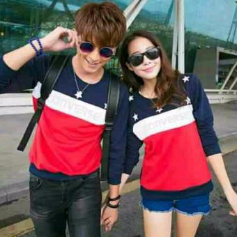 Sweater Couple H~Shico 5 STAR ( Merah )  