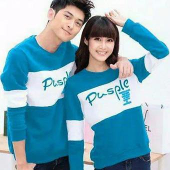 Sweater Couple H~Shico PUSPLE ( Turkis )  