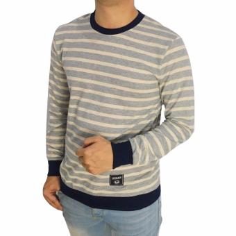 Sweater Distro Motif Salur Mix 3 Warna Pria  