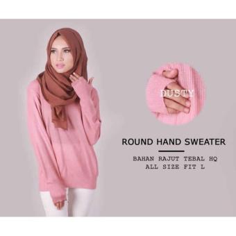 Sweater Roundhand ( Baju Rajut / Sweater Rajut ) - Dusty  