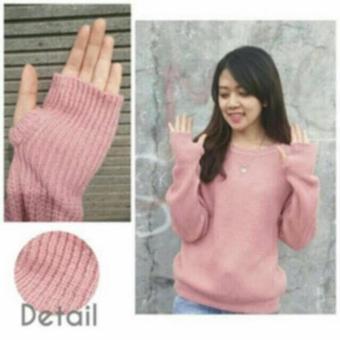 Sweater Roundhand - Pink Dusty  