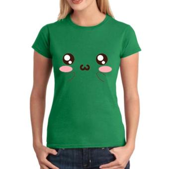 Sz Graphics Hug Me T Shirt Wanita Kaos Distro Wanita T Shirt Fashion Wanita Kaos Fashion Wanita Kaos Wanita T Shirt Cewek-Green  