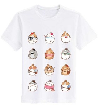 Sz Graphics T Shirt Wanita/Kaos Wanita cute collections/T Shirt Fashion/Kaos Wanita - Putih  