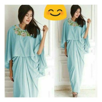 TAMIKO-SHANAZ KAFTAN ( HIJAU MINT )  