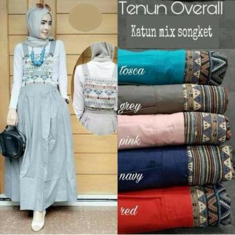 Tenun Overall / Celana Wanita / Rok Murah / Suplier Baju Hijab  