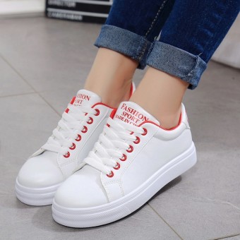 The new Korean version of wild casual shoes flat shoes Sneakers shoes for women - intl  