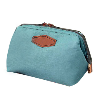 Toprank Clutch Handbag Casual Purse Travel Cosmetic Bag (Blue) - intl  
