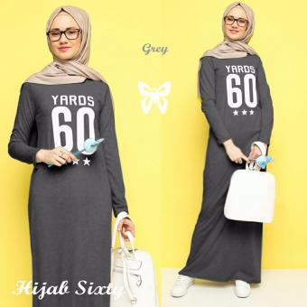 Trend Baju - Hijab Sixty Pashmina - Abu abu  