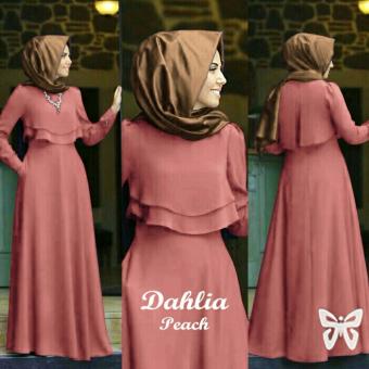 Trend Baju - Maxi Dahlia Uk L - Peach  