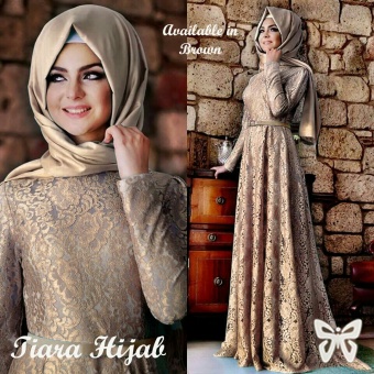 Trend Baju - Maxi Hijab Pashmina Uk L - Coklat  