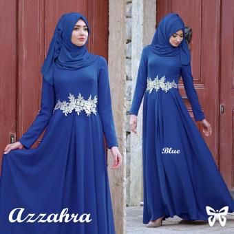 Trend Baju - Maxi Jersey Bordir Uk L - Blue  