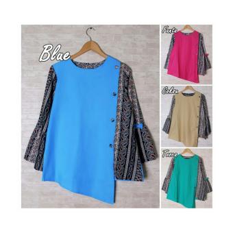 trendshopee Atasan Wanita Kinar Blouse [Fanta]  