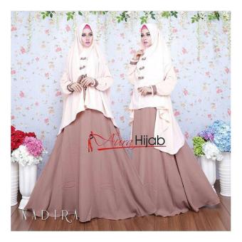 trendshopee Gamis Muslim Nadhira Syari [milo]  