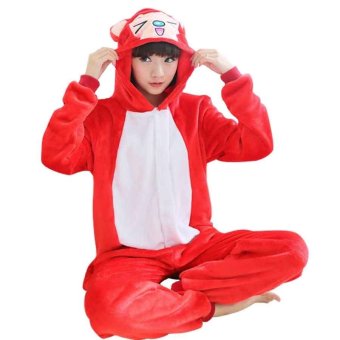 Twinklenorth AAC-46 Red Fox Adult Animal Costume Jumpsuit (Intl)  
