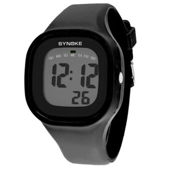 Twinklenorth Men's Black Silicone Strap Watch 66896-1  