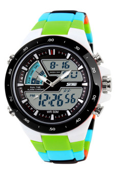 Ufengke Men's Green Polyurethane Strap Watch Uf-Wsk048D  