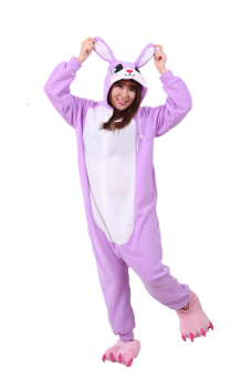 Ufosuit Lovey Purple Rabbit kigurumi Onesie Animal Jumpsuit- Purple  