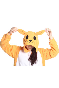 Ufosuit Yellow Kangaroo Adult Animal Kigurumi Onesie Yellow  