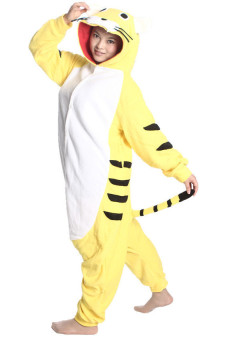 Ufosuit Yellow Tiger Adult Animal Kigurumi Onesie -Yellow - intl  