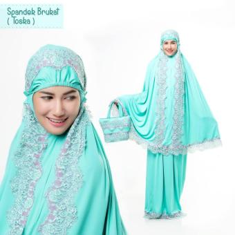 Ukhuwah Mukena Spandek Brukat New - Tosca  