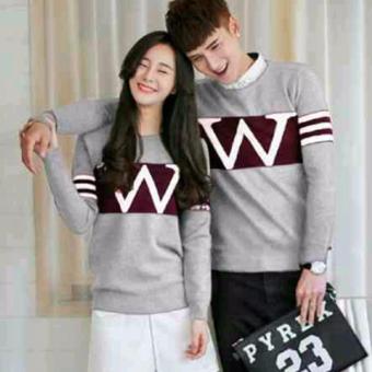 Vanz Collection - Sweater Couple W - Abu Maroon  