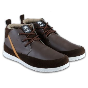 Varka VR 133 Sepatu Boot Sneaker Casual Pria - Coklat  