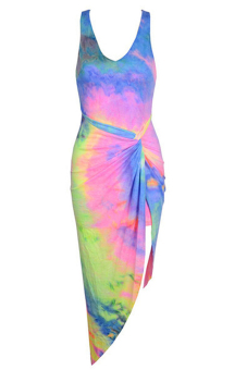 Velishy Cocktail Maxi Dress Beachwear (Multicolor) - Intl  