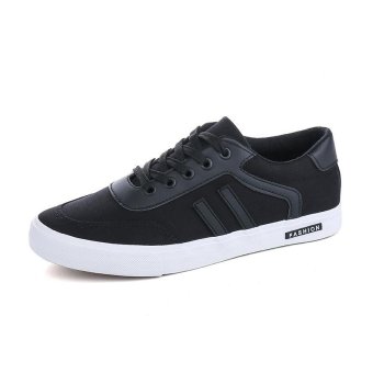 Victory New Men Trend fashion motion Single shoes plate shoes (Black) - intl  