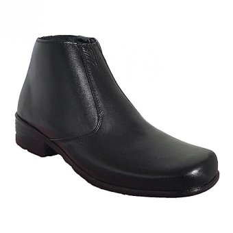 Vindys PDH ret 03 sepatu kulit boot klasik - Black  